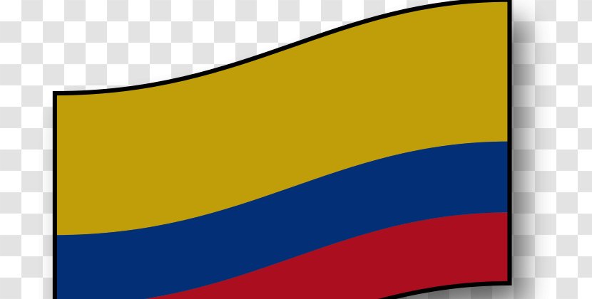 Flag Of Colombia Copyright Clip Art - Area - BANDERA DE COLOMBIA Transparent PNG