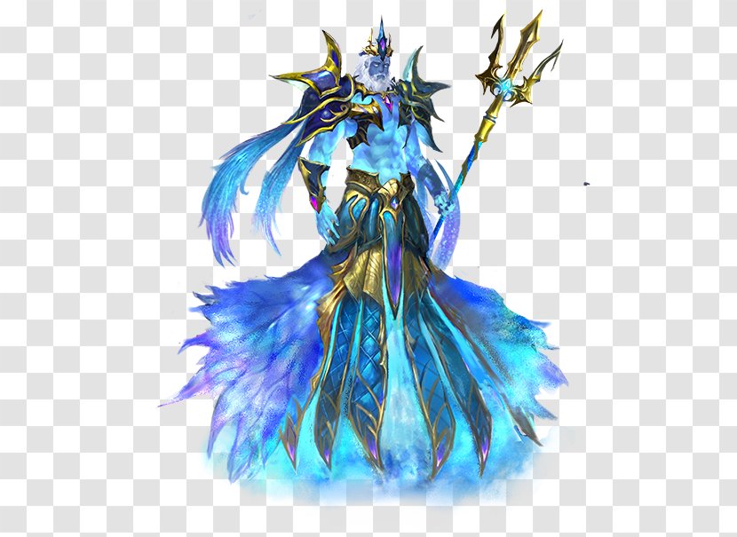 Heroes Evolved Sylph Poseidon Wartune: Hall Of - Wing - Supernatural Creature Transparent PNG