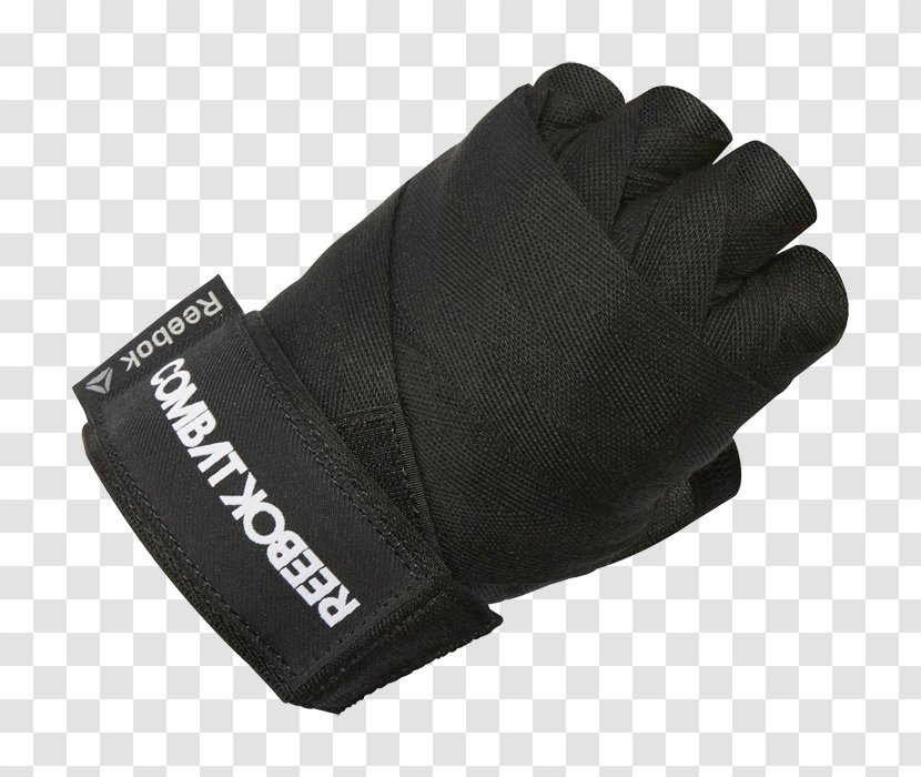 Reebok Combat Handwrap 58 Cm Boxing & Martial Arts Hand Wraps Glove Bicycle Adidas - Black M Transparent PNG
