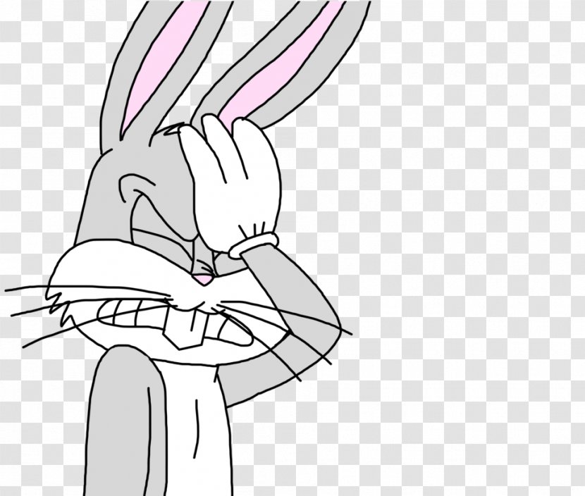 Bugs Bunny Patrick Star Jean-Luc Picard Squidward Tentacles Facepalm - Silhouette Transparent PNG