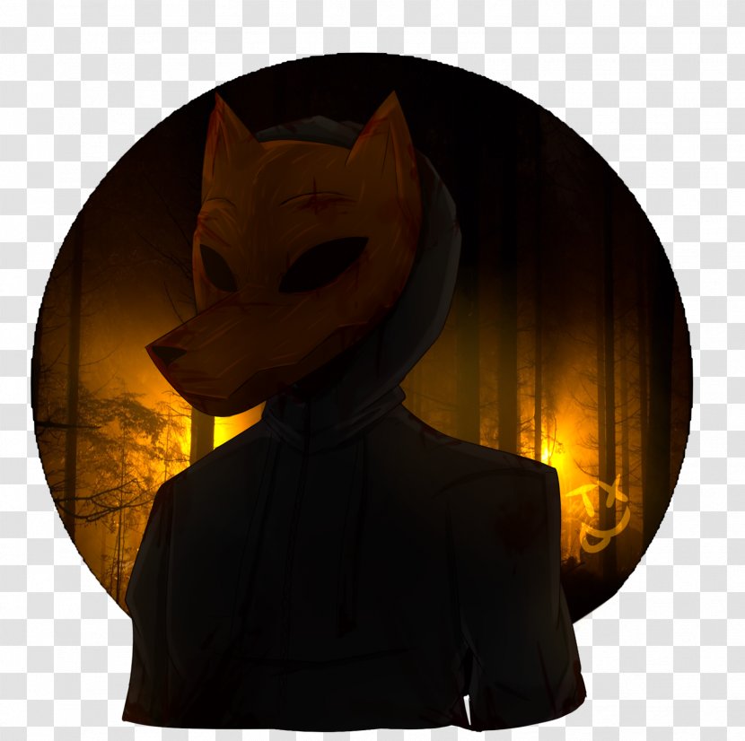 Gray Wolf Big Bad Drawing Art Creepypasta - Video Game Artist - Creepy Doll Transparent PNG