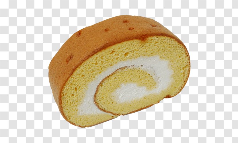 Swiss Roll Biscuit Egg Cream Sweet - Ice Transparent PNG