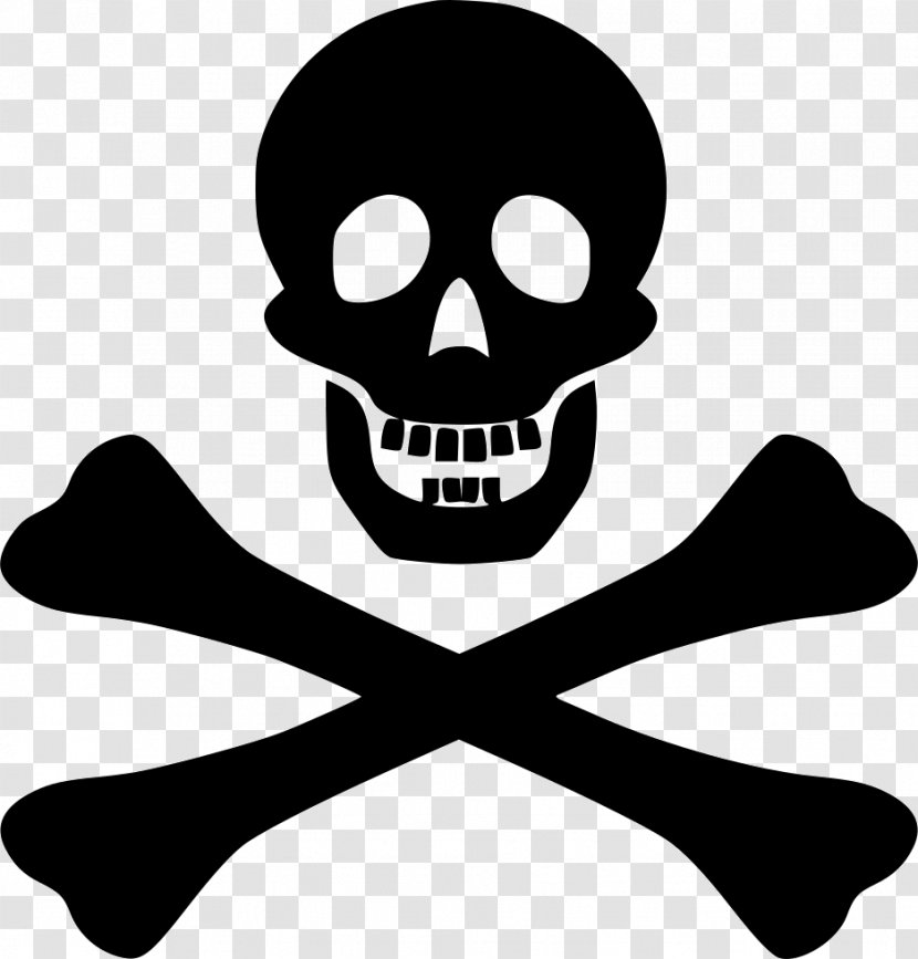 Piracy T-shirt Logo Jolly Roger - Skull - Death Transparent PNG