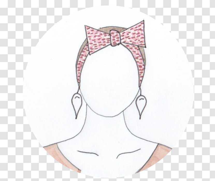 Ribbon Bow - Pink - Drawing Hair Accessory Transparent PNG