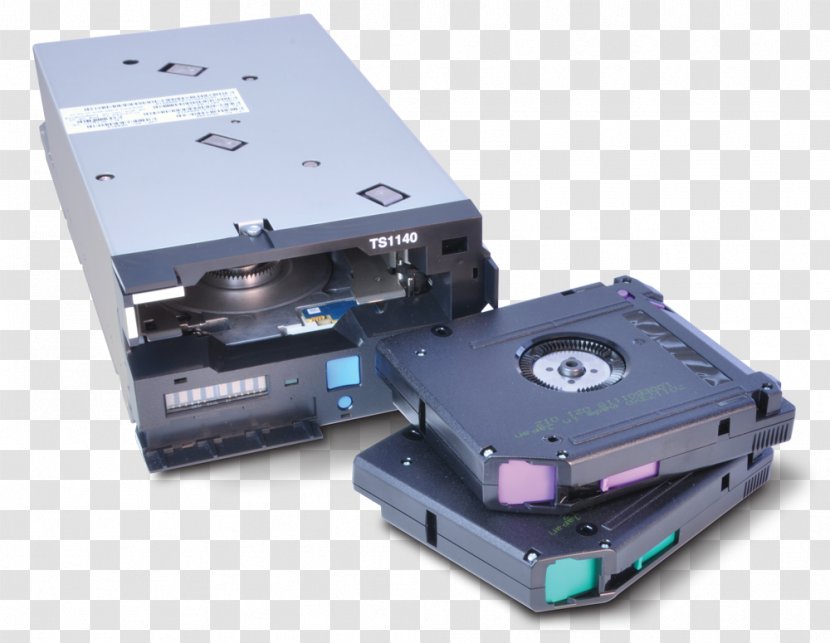 Tape Drives IBM 3592 Magnetic Data Storage Backup Transparent PNG