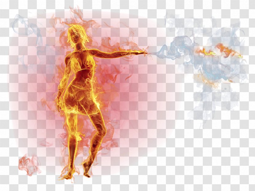 Flame Burning Man Combustion Fire Transparent PNG