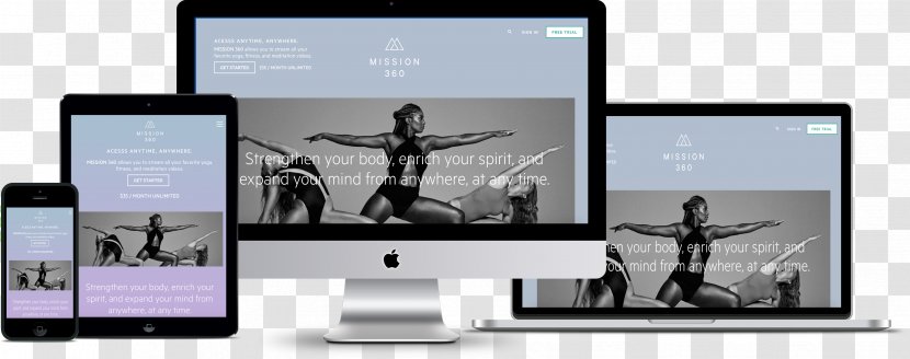 Website Development Responsive Web Design World Wide Mockup - Hosting Service - Experience Yoga Classes Transparent PNG