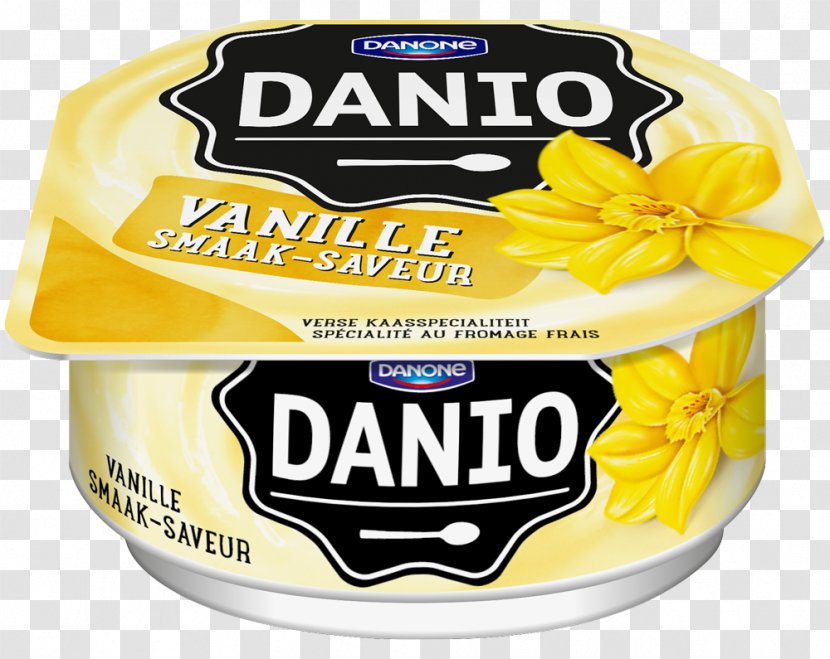 Milk Yoghurt Sugar Danone Vanilla Transparent PNG