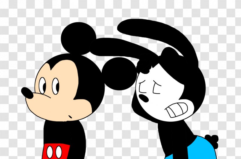 Mickey Mouse Oswald The Lucky Rabbit Animated Cartoon Walt Disney Company Hand - Facial Expression Transparent PNG