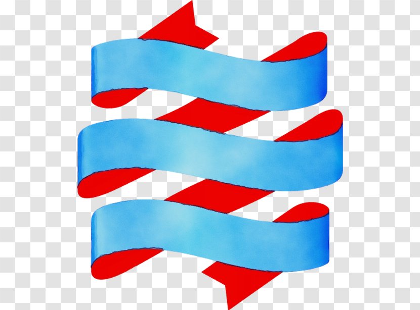 Clip Art Flag Line Ribbon - Watercolor Transparent PNG