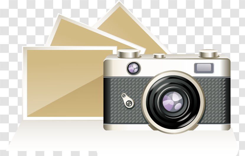 Icon - Camera - Hand-painted Pattern Photo Transparent PNG