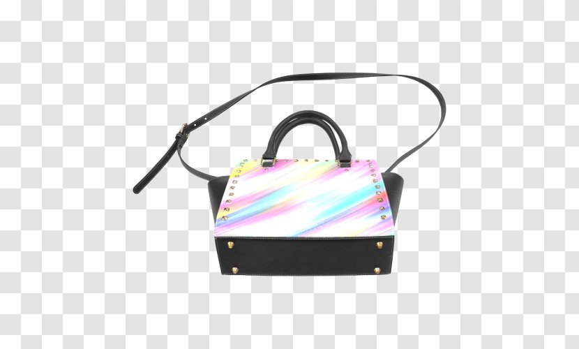 Handbag Messenger Bags Lining Leather - Shoe - Rainbow Abstract Transparent PNG