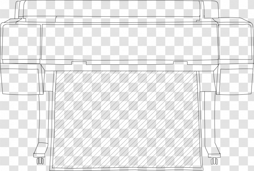 Paper Line Art Furniture - Design Transparent PNG