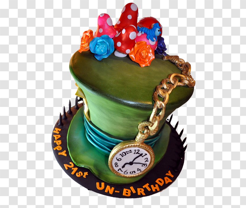 The Mad Hatter Birthday Cake Cupcake Torte Chocolate Transparent PNG