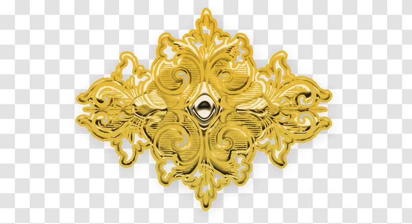 Yellow Jewellery Ornament Gold Pattern Transparent PNG
