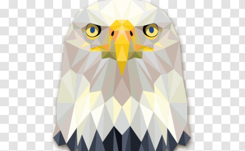 Bald Eagle Geometry - Wall Decal Transparent PNG