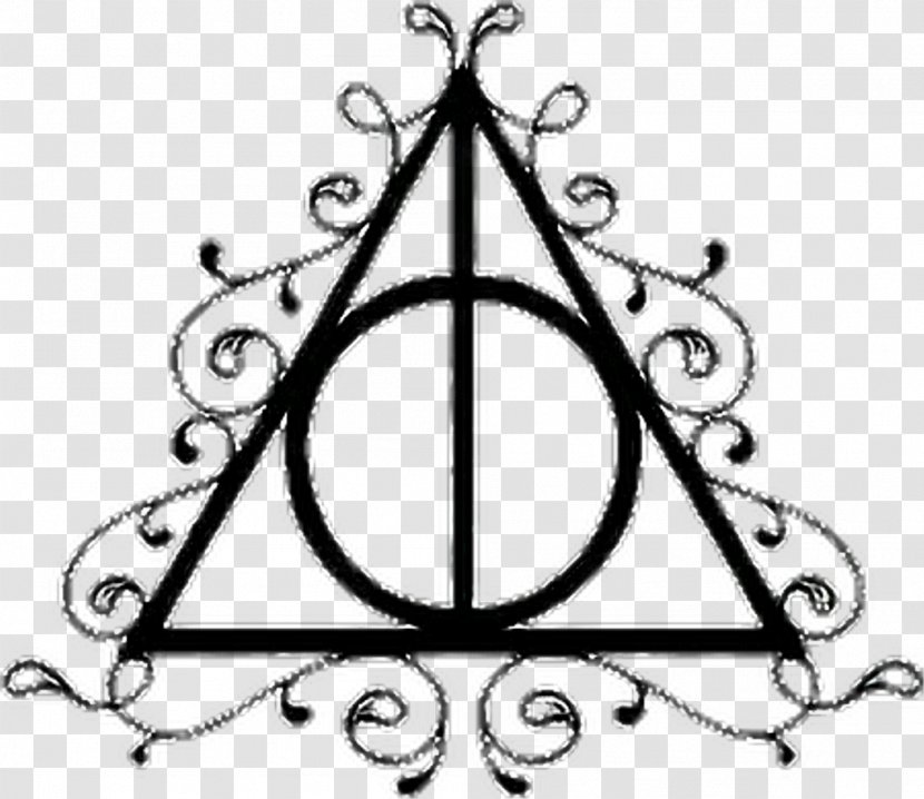 Fictional Universe Of Harry Potter Tattoo Drawing And The Deathly Hallows - Ornament Transparent PNG