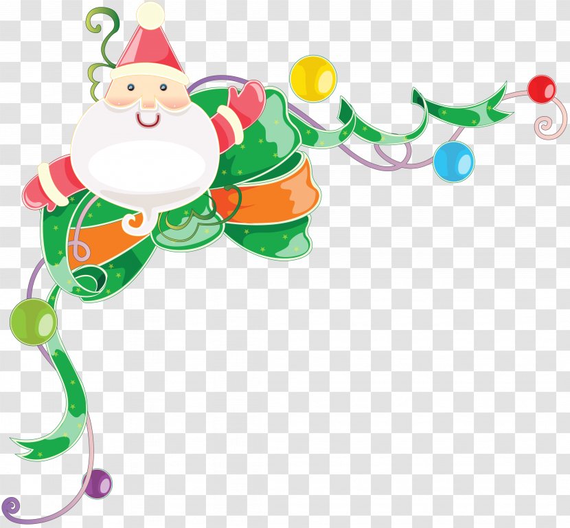 Christmas Picture Frames Santa Claus Clip Art - Tree - Merry Transparent PNG