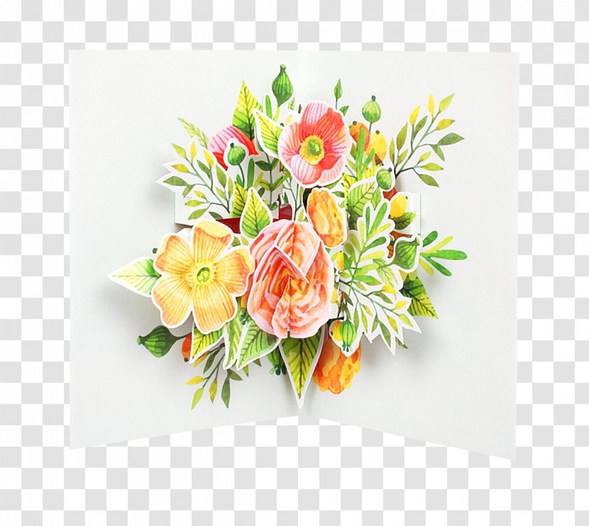 Watercolor Pink Flowers - Cut - Paint Wildflower Transparent PNG