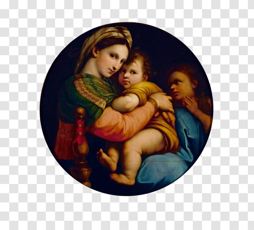 Mary Madonna Della Seggiola Raphael Sistine Of The Goldfinch Transparent PNG