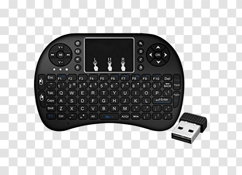 Computer Keyboard Mouse Laptop Wireless Touchpad - Playstation Portable Accessory Transparent PNG