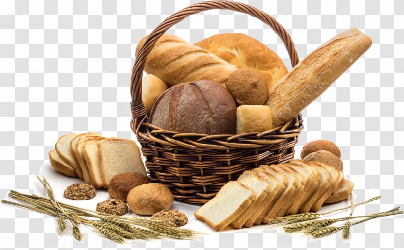 White Bread Bakery Baguette Muffin Transparent PNG