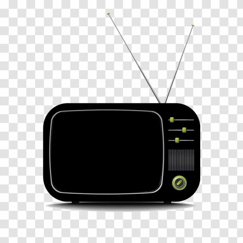 Electronics Multimedia - Black TV Transparent PNG