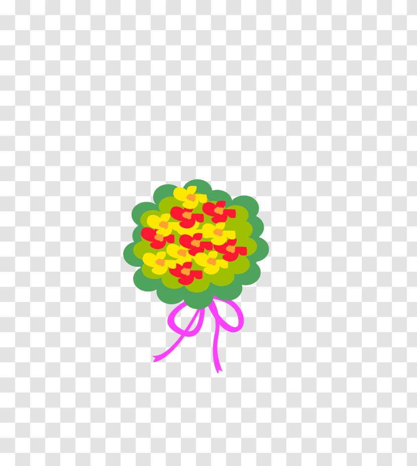 Flower Bouquet Icon - Yellow - A Of Beautiful Flowers Transparent PNG
