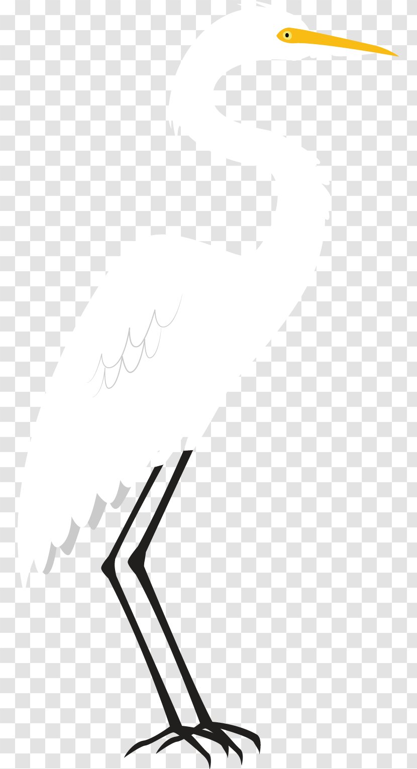 Paper White Shoe Beak - Crane Flat Transparent PNG