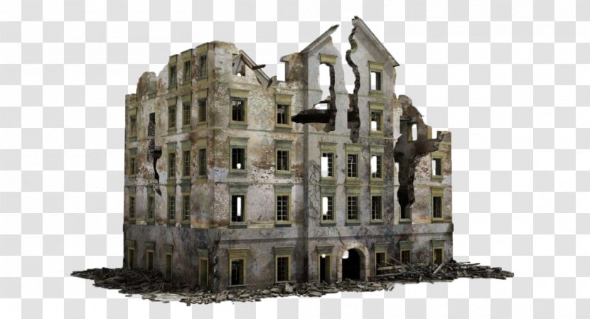 Building Ruins 3D Modeling Computer Graphics - Facade Transparent PNG