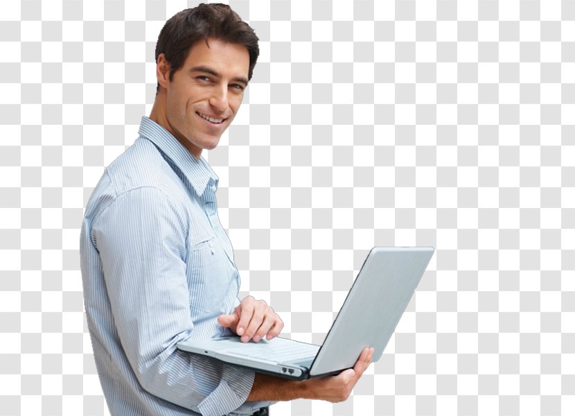 Laptop Computer Dell Information Technology - Business - Man Transparent PNG