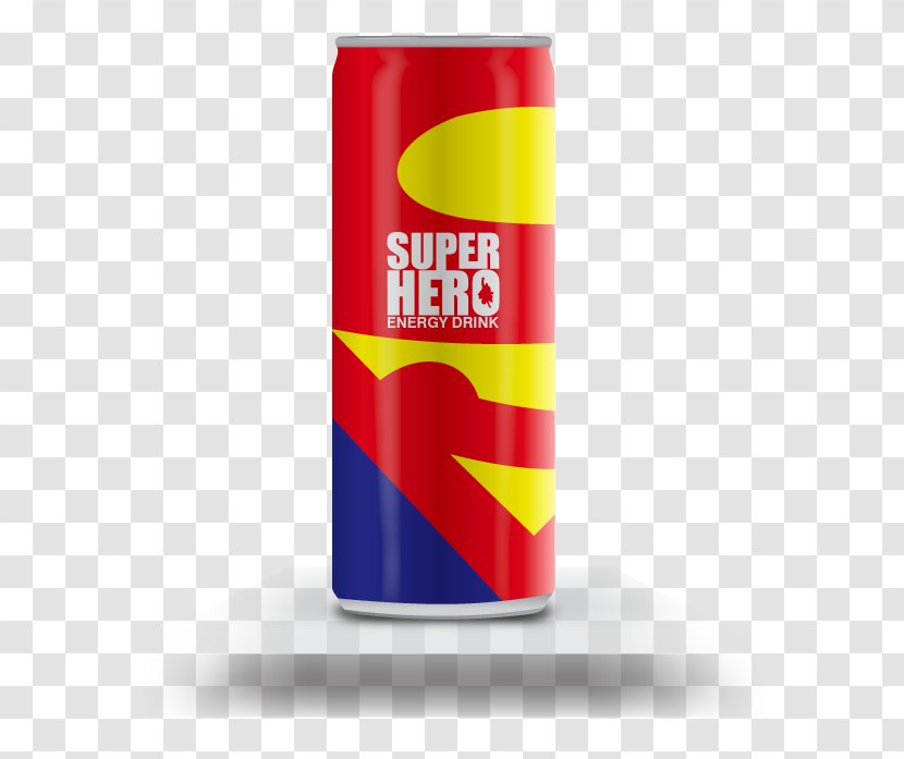 Energy Drink Red Bull Superhero Transparent PNG