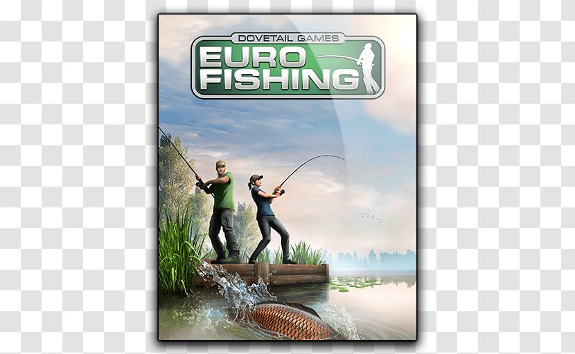 Dovetail Games Euro Fishing Video Game Carp Simulator - Water Transparent PNG