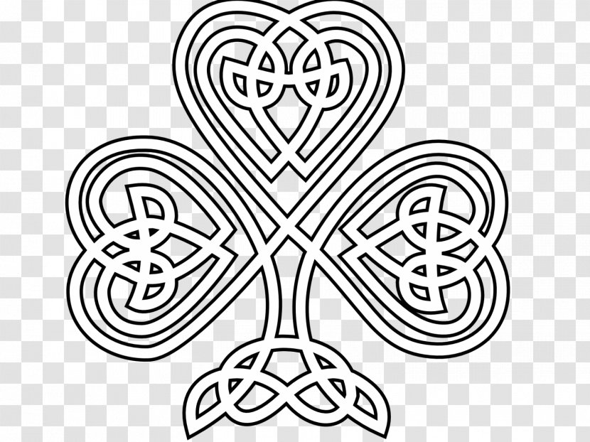 Coloring Book Shamrock Child Adult Trinity - Saint Patrick Transparent PNG