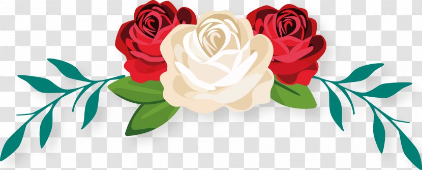 Flower Watercolor Painting - Garden Roses - Valentines Day Decoration Transparent PNG