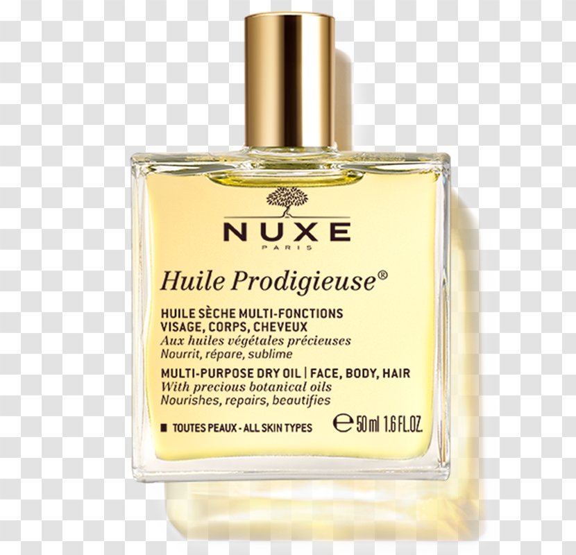 Nuxe Huile Prodigieuse Multi-Purpose Dry Oil Drying Merveillance Expert Anti-Wrinkle Cream Milliliter Transparent PNG