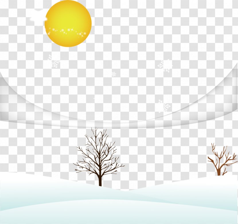 Text Sky Pattern - Tree - Snow Vector Winter Transparent PNG