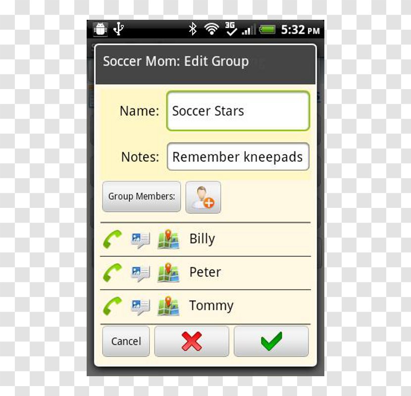 Smartphone Feature Phone Handheld Devices Computer Program - Soccer Mom Transparent PNG