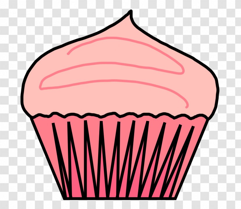 Cupcake Baking Cup Pink Clip Art Icing - Dessert Cake Transparent PNG