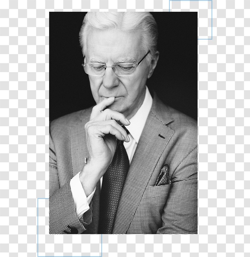 Bob Proctor You Were Born Rich Business YouTube Thought - Monochrome - Chin Transparent PNG