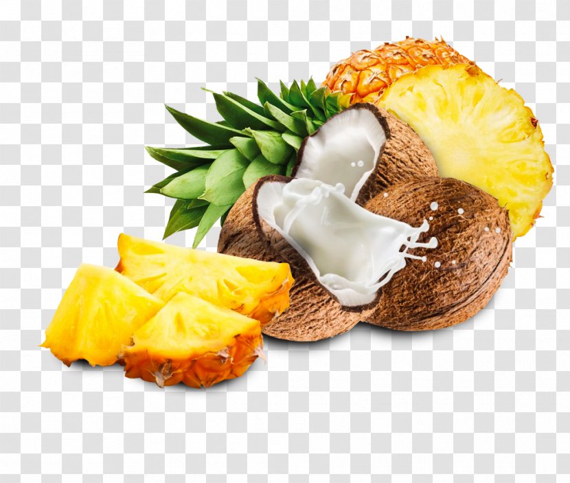 Fruit Salad Pineapple Parthenocarpy Food Smoothie - Coconut Transparent PNG