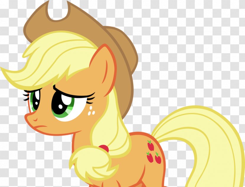 Applejack My Little Pony Rainbow Dash - Cartoon Transparent PNG