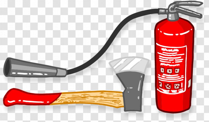 Fire Extinguisher Firefighting - Protection - Ax Was Painted Pattern Transparent PNG