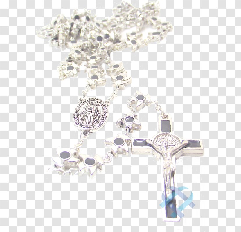 Body Jewellery Silver Bling-bling Rosary Transparent PNG