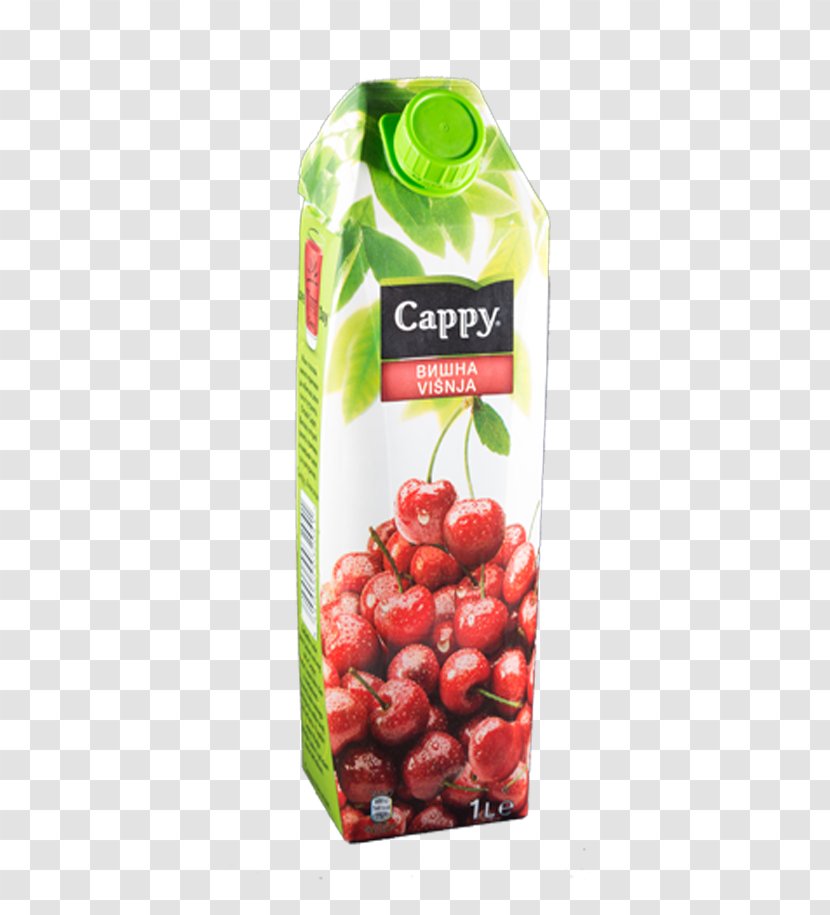 Cranberry Juice Cappy Blackcurrant Apricot - Cherry Transparent PNG