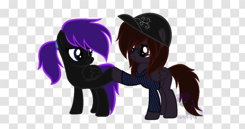 Cat Horse Purple Cartoon Character - Pony - Dolls Transparent PNG