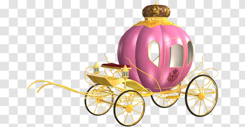 Cinderella Carriage - Vehicle - Cinderella's Pumpkin Car Transparent PNG