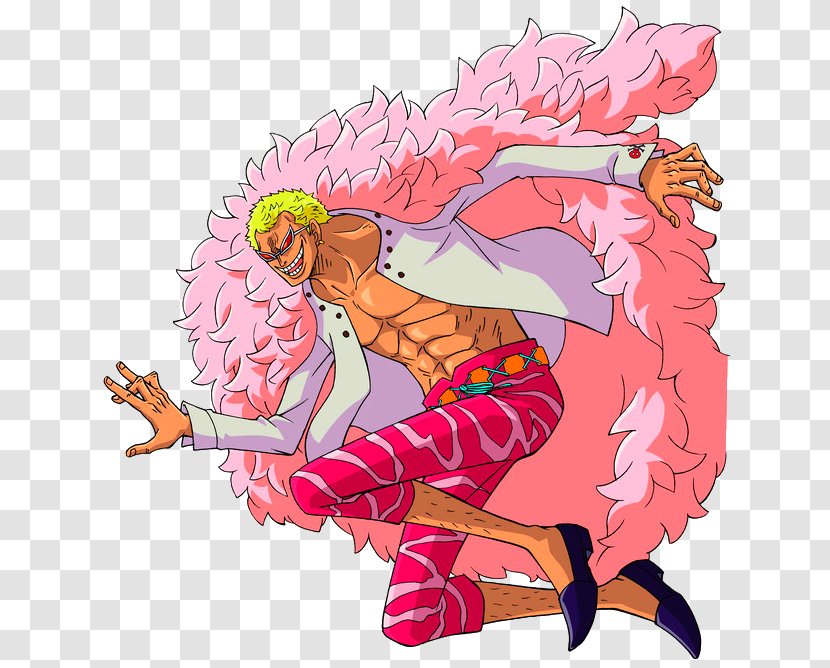 Donquixote Doflamingo One Piece Treasure Cruise Boa Hancock Trafalgar D. Water Law - Heart - Flamingos Transparent PNG