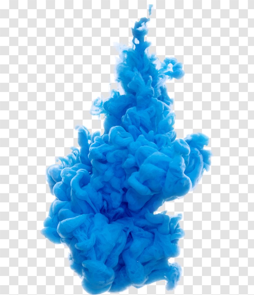Color Smoke - Electric Blue Transparent PNG