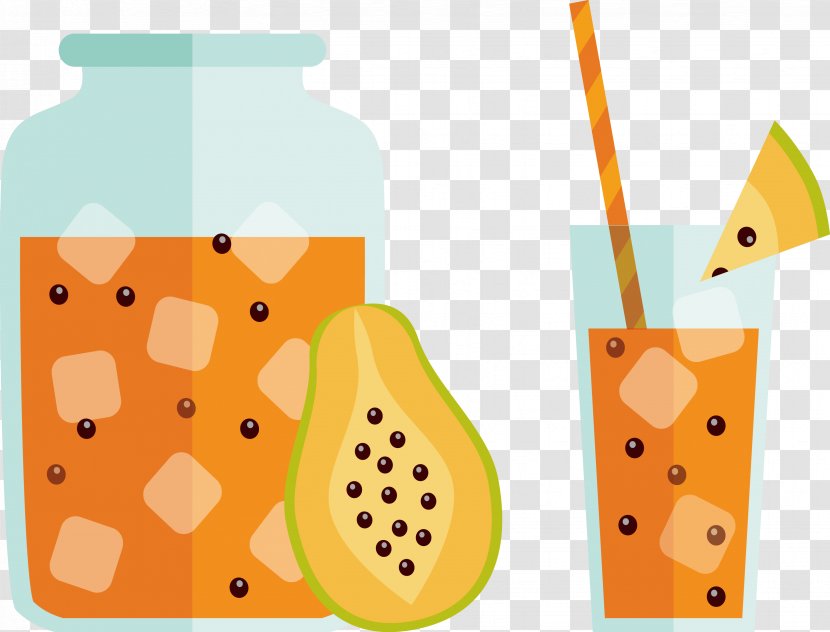 Orange Juice Coconut Water Drink - Health - Creative Drinks Transparent PNG